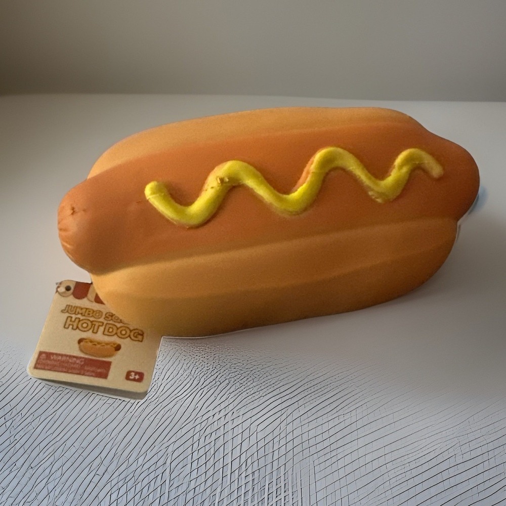NEW Viral Rare Jumbo Squishy HOT‎ DOG Five below OOS